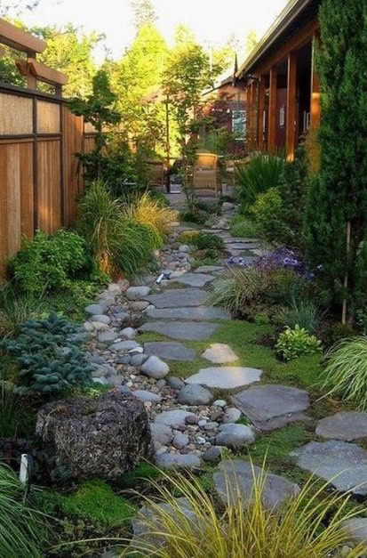 Beautiful landscape and Patios of a house